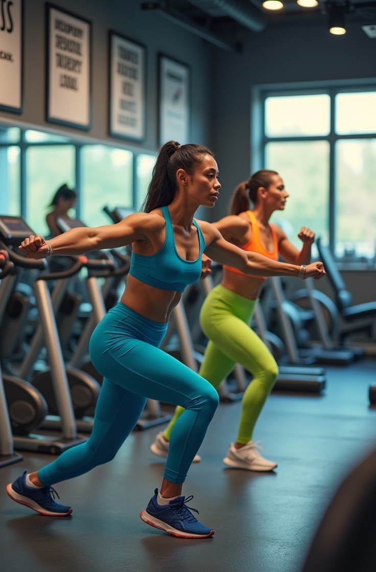Person choosing a fitness plan
